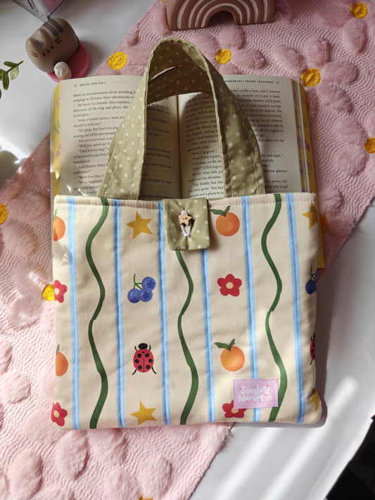 Summer Picnic Book Sleeve Tote Bag