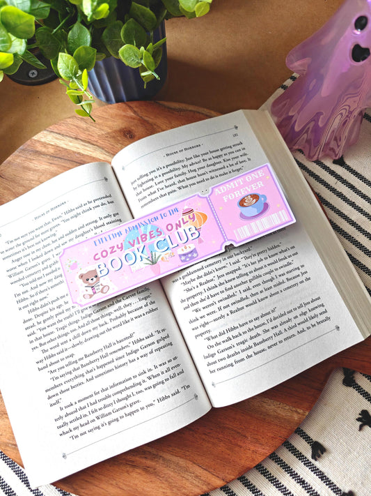 Admit One Ticket Bookmark | Readers Club Bookmarks