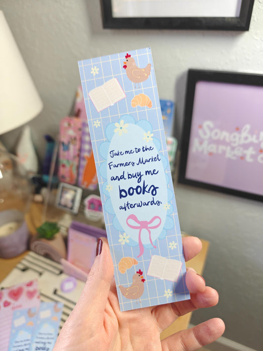 Farmers Market Bookish Bookmark
