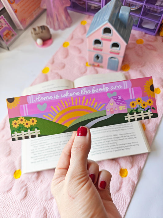 Sunflower Meadow Bookmark | Cottagecore Gift for Book Lovers