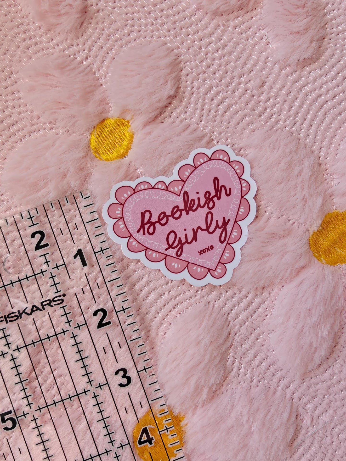Bookish Girly Vinyl Sticker for Kindle, Laptops etc