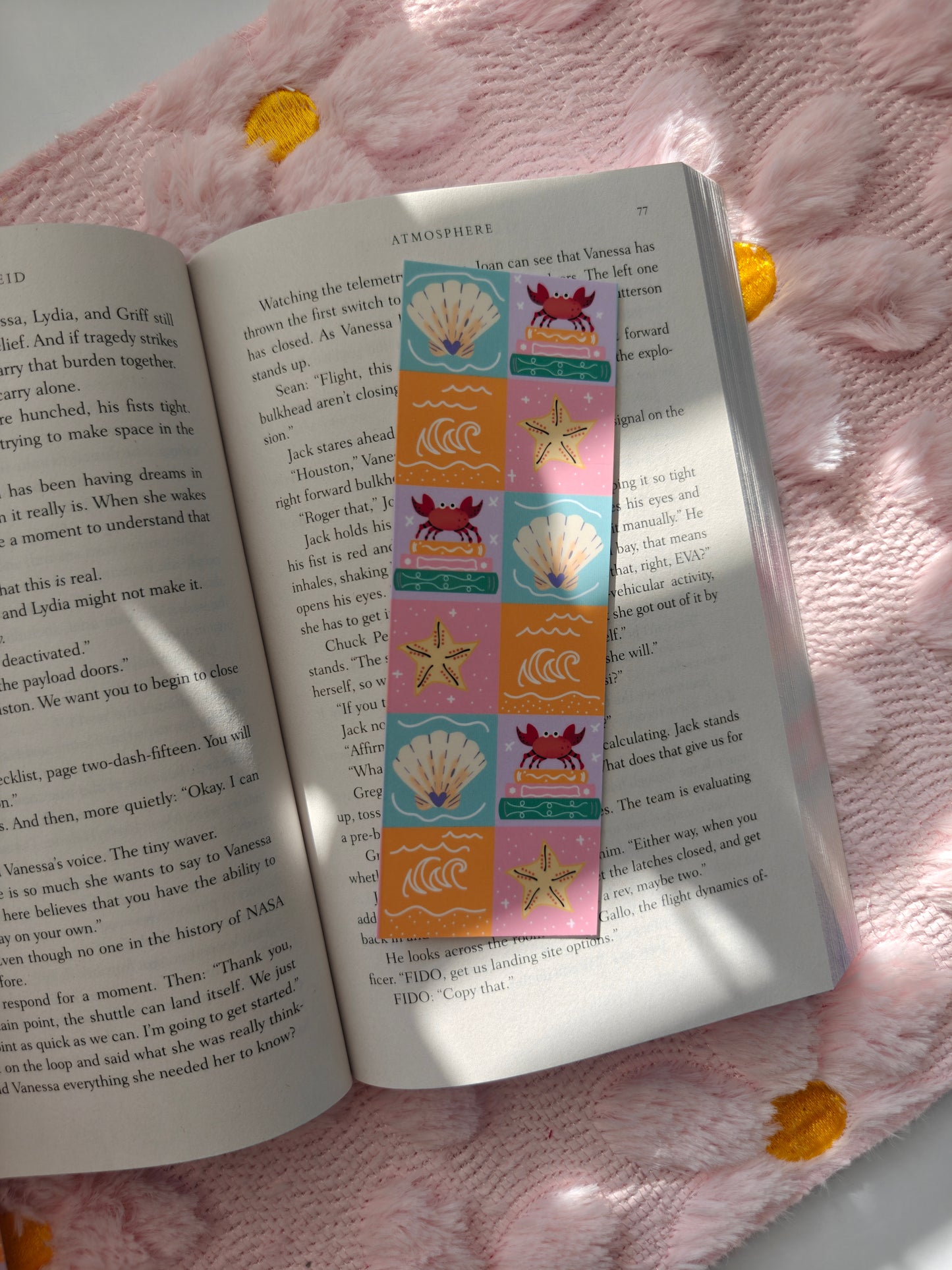 Coastal Beach Theme Bookmark 2" x 6"