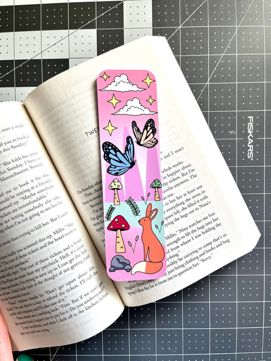 Enchanted Forest Rabbit Bookmark 2"x 7"