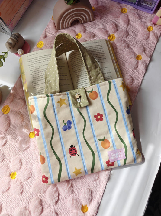 Summer Picnic Book Sleeve Tote Bag