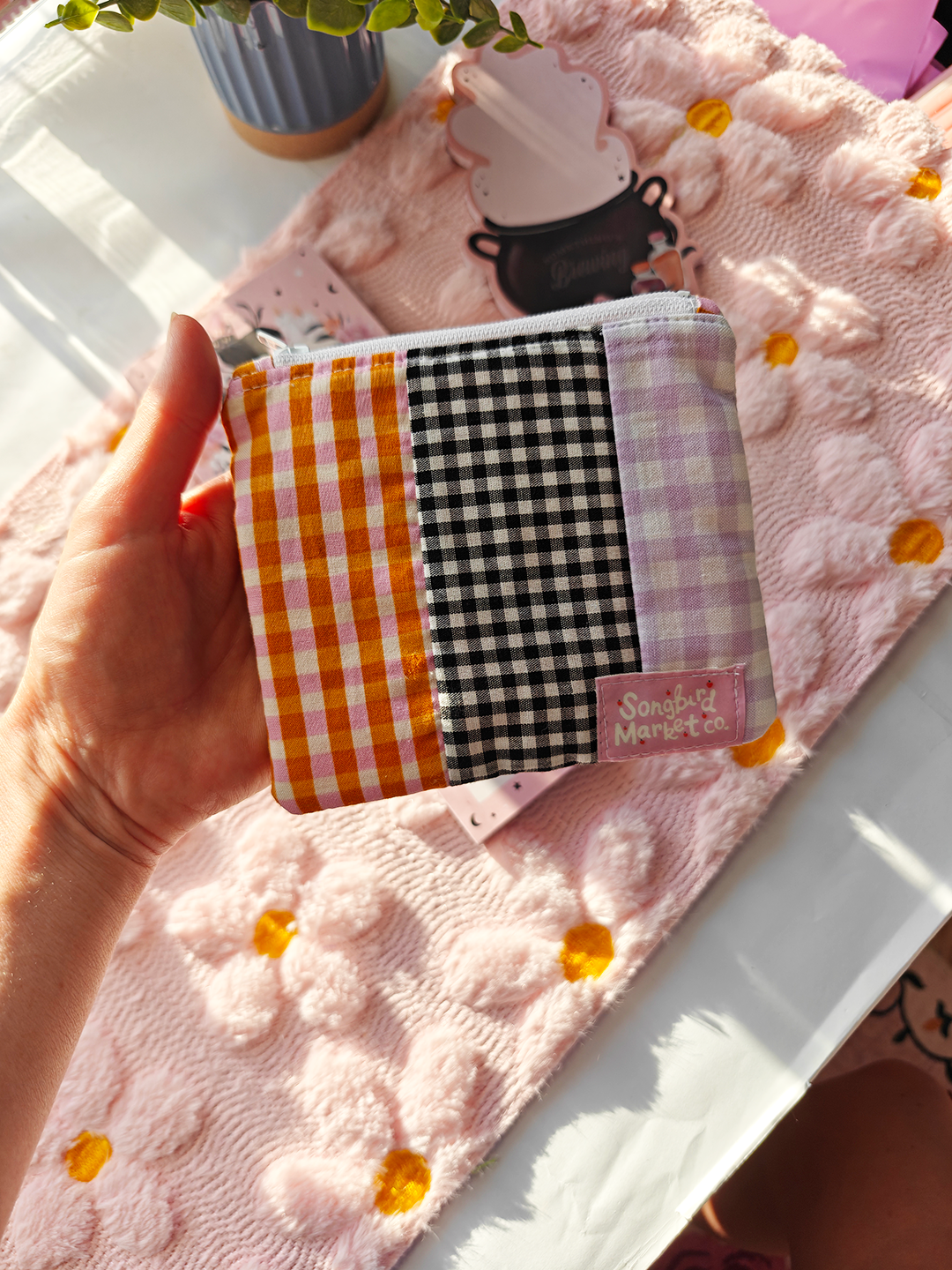 Witch's Cottage Patchwork Zipper Pouch