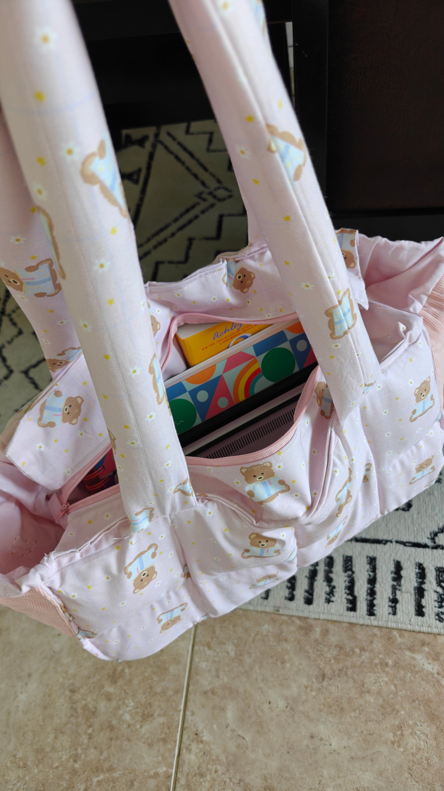 The Beary Puffy Weekender Tote Bag