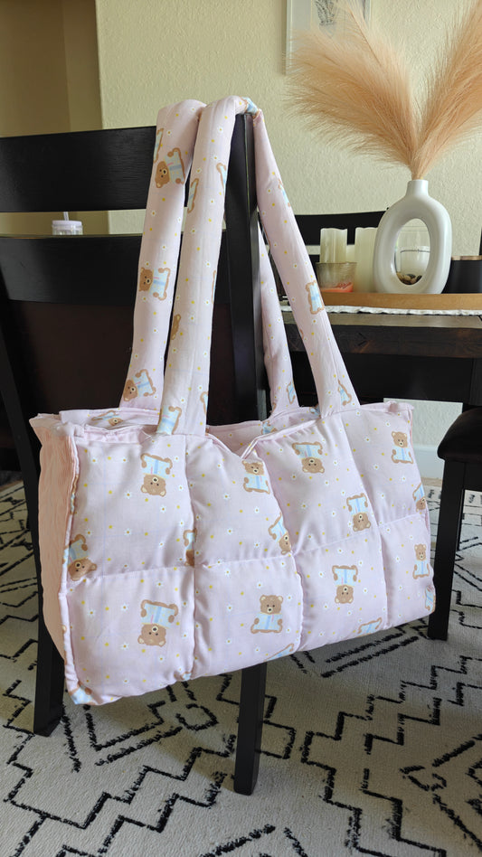 The Beary Puffy Weekender Tote Bag