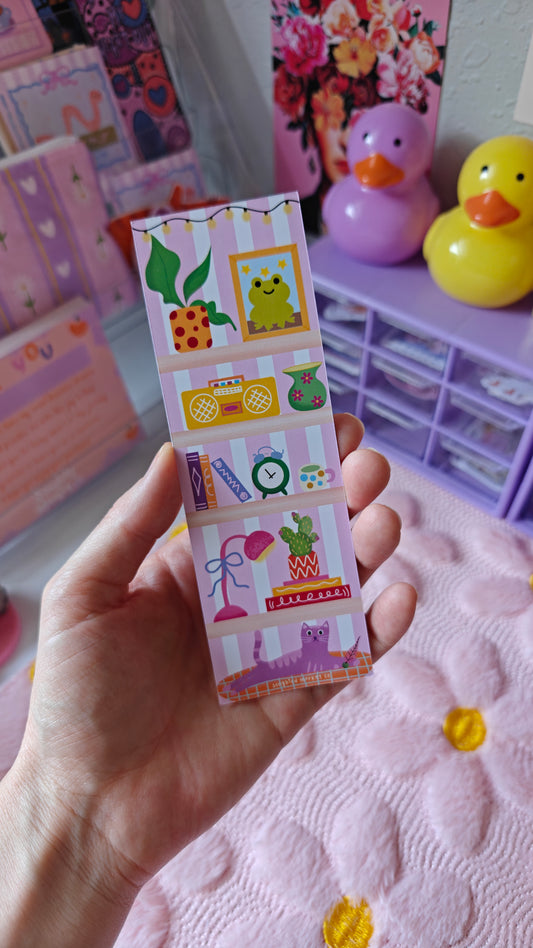 The Whimsy Wand & Cozy Bookshelf Bookmark Set
